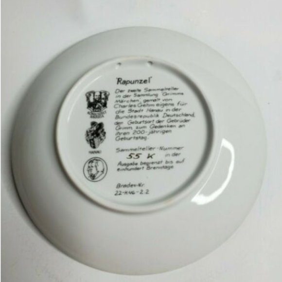 1982 Konigszelt Bavaria 'Rapunzel' Collector Plate - Picture 2 of 3